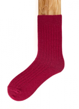 Connemara Merino Wool Socks cerise